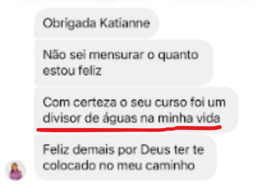 Depoimento Aluna Método RPF 2