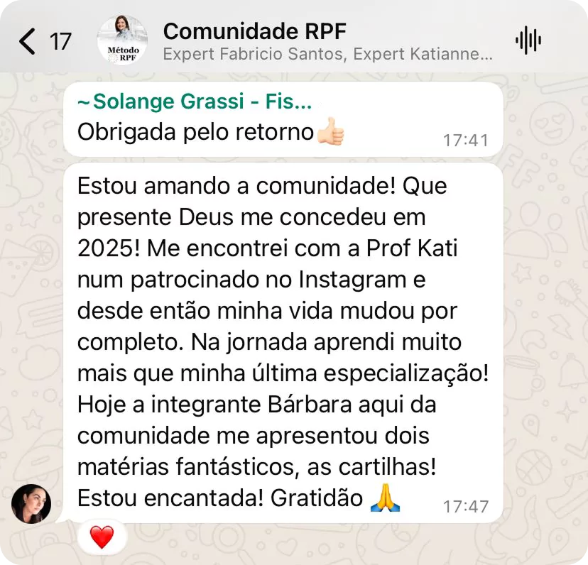 Comunidade RPF Interação 1